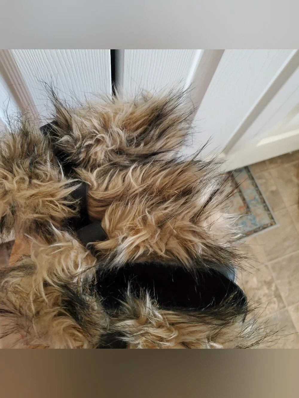 SOREL JOAN OF ARCTIC WINTER FAUX FUR COLLAR BOOTS. WATERPROOF SZ 8.